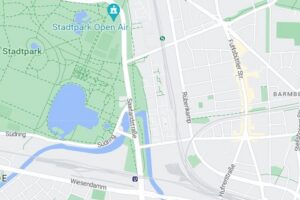 Neues erleben und die Gegend erkunden macht glücklich - Ausschnitt aus Hamburger Stadtplan